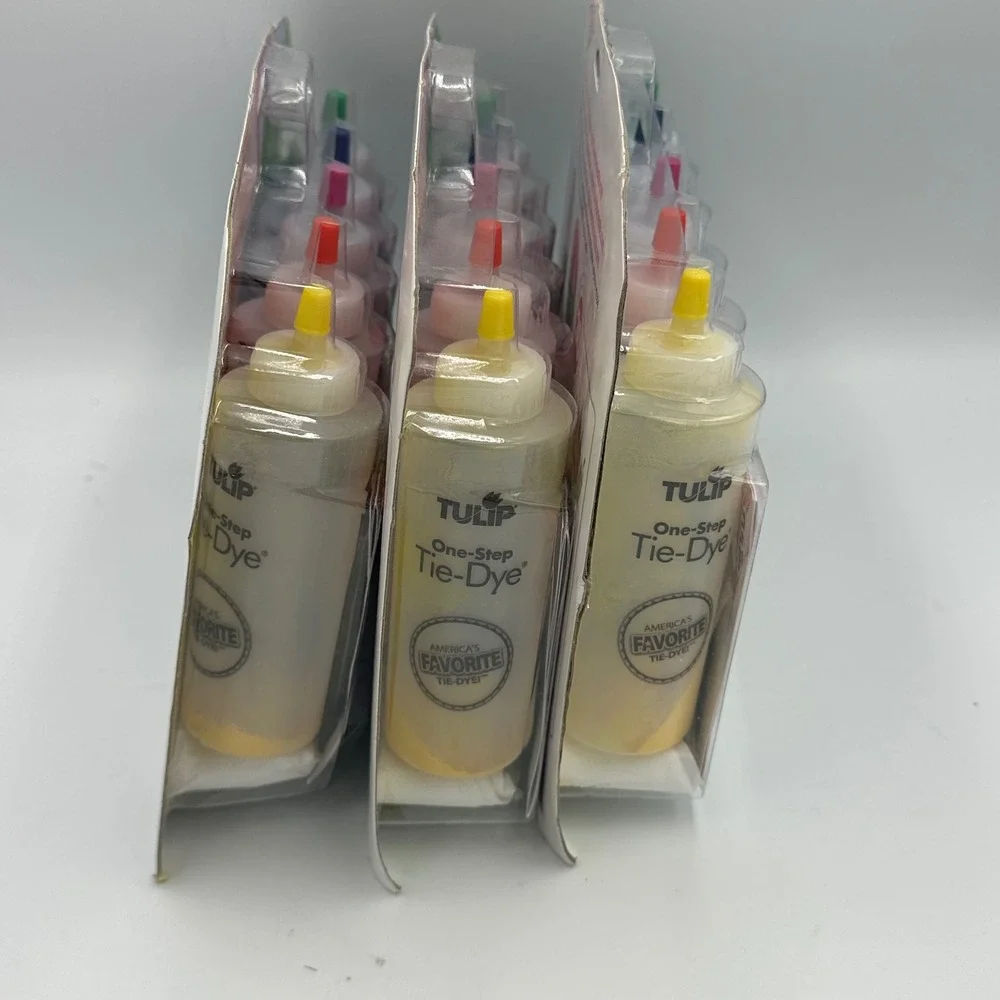 Tulip One-Step Tie-Dye Kit Rainbow Color Fabric Dye 5 Colors DIY - 3 Pack Bundle